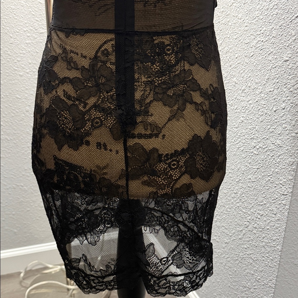 Victoria's Secret Black Lace Chemise - Picture 4 of 8